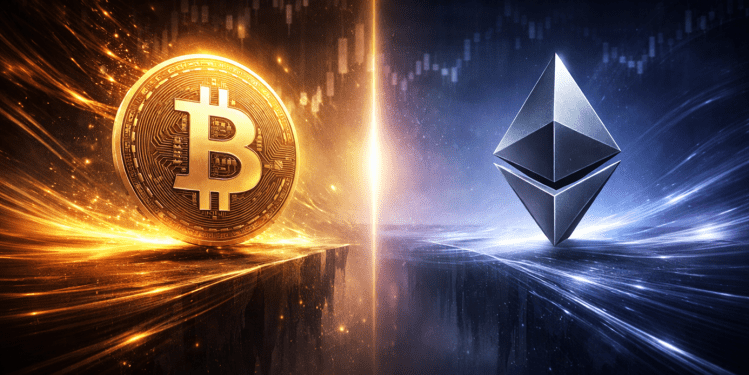 Bitcoin & Ethereum Diverge: Longs Dominate BTC, While ETH Shorts Rise