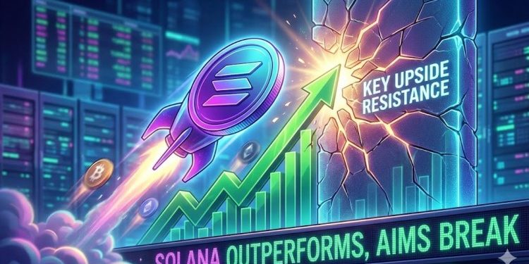 Solana (SOL) Accelerates Higher, All Eyes on a Key Upside Level