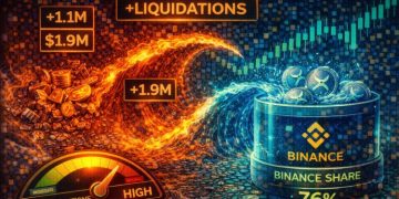XRP Sees Back-to-Back Liquidation Waves: Binance Absorbs Majority Of Liquidations