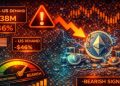 Bearish Signal Emerges For Ethereum As US Spot Demand Fades