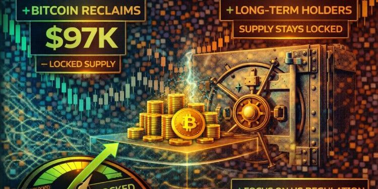 Bitcoin Reclaims $97K As Long-Term Holders Supply Stays Locked