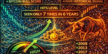 Bitcoin Bull Score Hits Level Seen Only 7 Times In 6 Years – A Rare Historical Signal