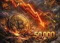 Bitcoin Could Find Next Bottom Near $50,000 Based On Gold Ratio, Expert Warns