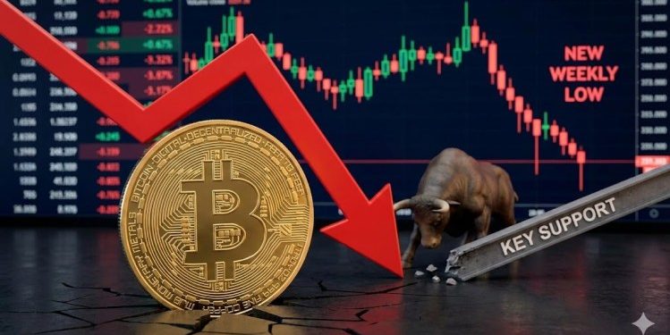 Bitcoin Price Sinks to New Weekly Low, Bulls Lose Key Support