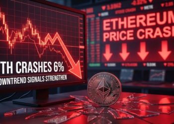 Ethereum Price Crashes 6%, Downtrend Signals Strengthen Sharply