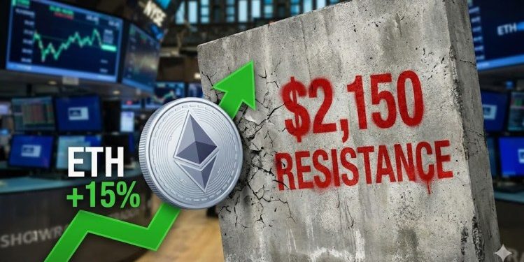 Ethereum Price Rally Hits Wall at $2,150 After Explosive 15% Move