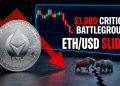 Ethereum Price Slides Deeper, $1,800 Emerges as Crucial Battleground