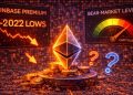 Ethereum Coinbase Premium Drops To 2022 Bear-Market Levels: Capitulation Or Further Downside?