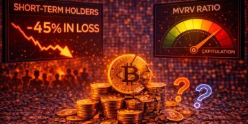 Bitcoin Short-Term Holders Deep In Loss: MVRV Signals Capitulation Phase