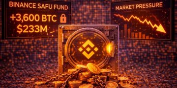 Binance SAFU Fund Adds 3,600 Bitcoin ($233M) As Market Faces Pressure