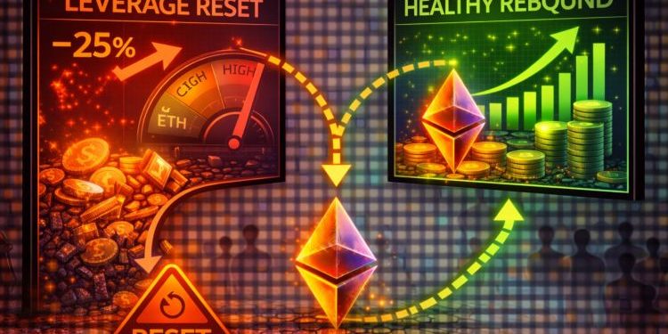 Ethereum’s Leverage Reset Clears The Path For A Healthy Rebound – Analyst