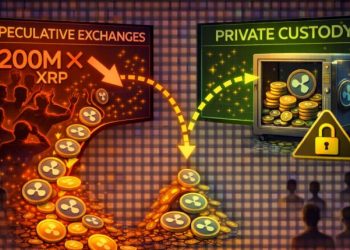 The 200 Million XRP Exodus: Investors Swap Speculation For Private Custody