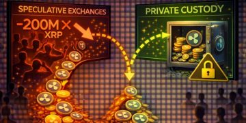 The 200 Million XRP Exodus: Investors Swap Speculation For Private Custody