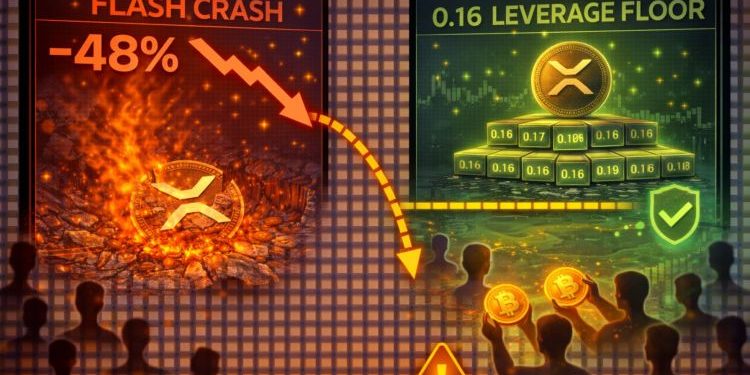 Why XRP’s 0.16 Leverage Floor Ends The Era Of The Flash Crash – And the Hope for a Quick Recovery