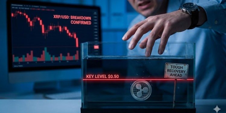 XRP Price Sinks Beneath Key Level, Traders Brace for Tough Recovery