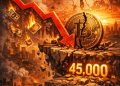 Expert Predicts Bitcoin Price Could Fall To $45,000 By End Of 2026