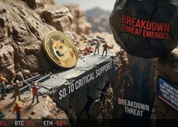Dogecoin (DOGE) Slips Toward Critical Support, Breakdown Threat Emerges
